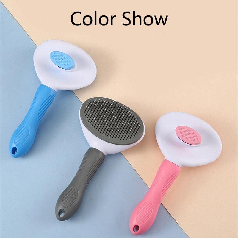 Pet Hair Remover Brush with Self-Cleaning Feature for Dogs and Cats