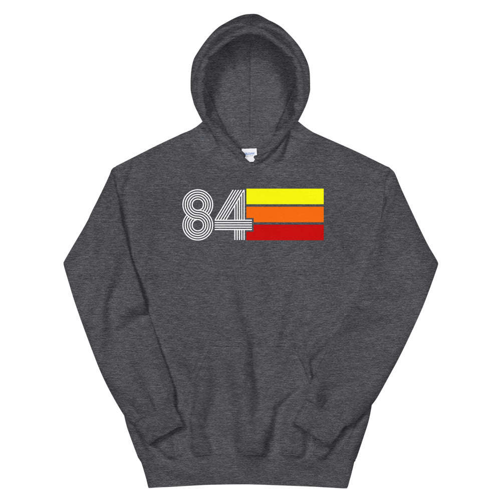 Retro Expo 1984 Unisex Hooded Sweatshirt for Men and Women