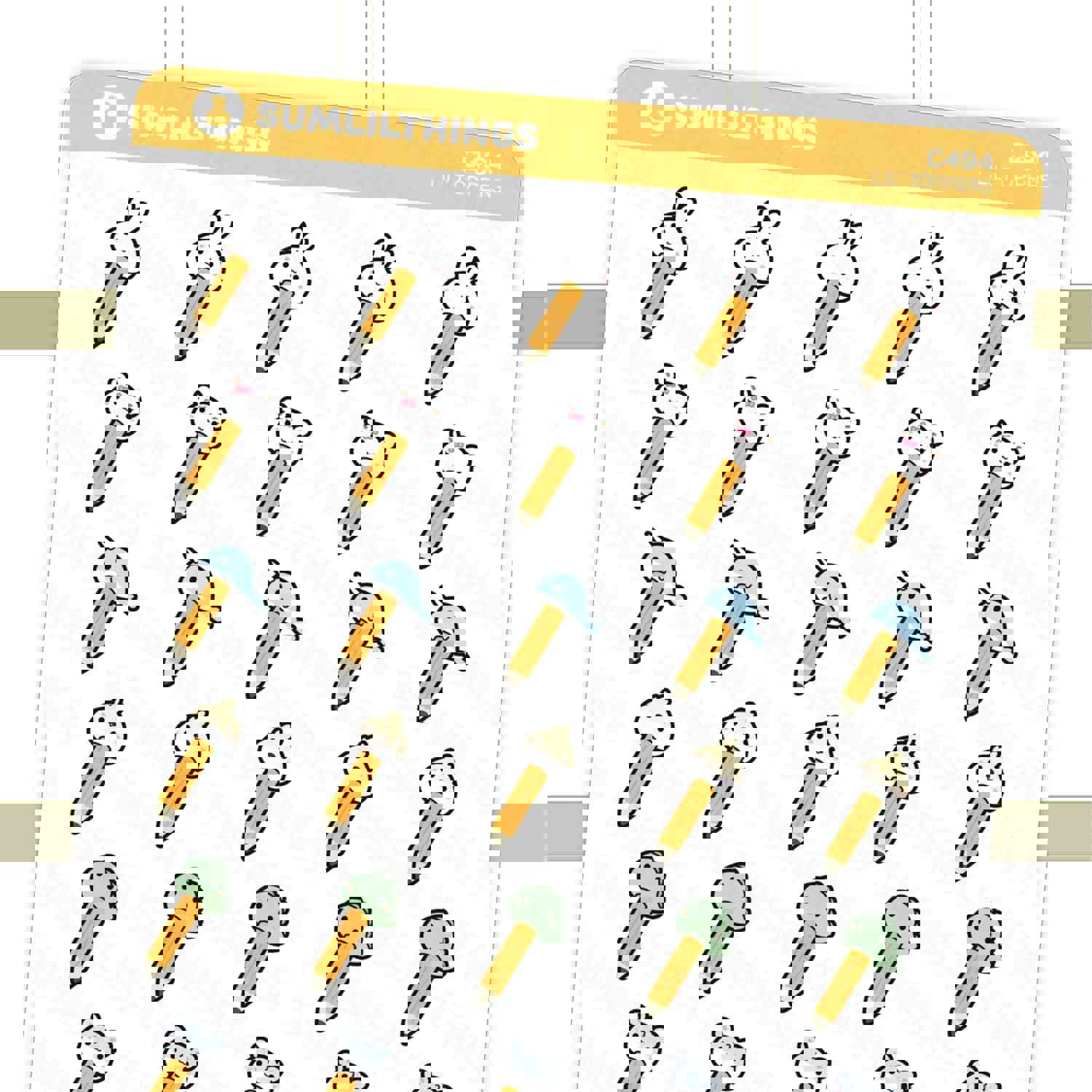 Lil Pen Toppers Stickers by SumLilThings