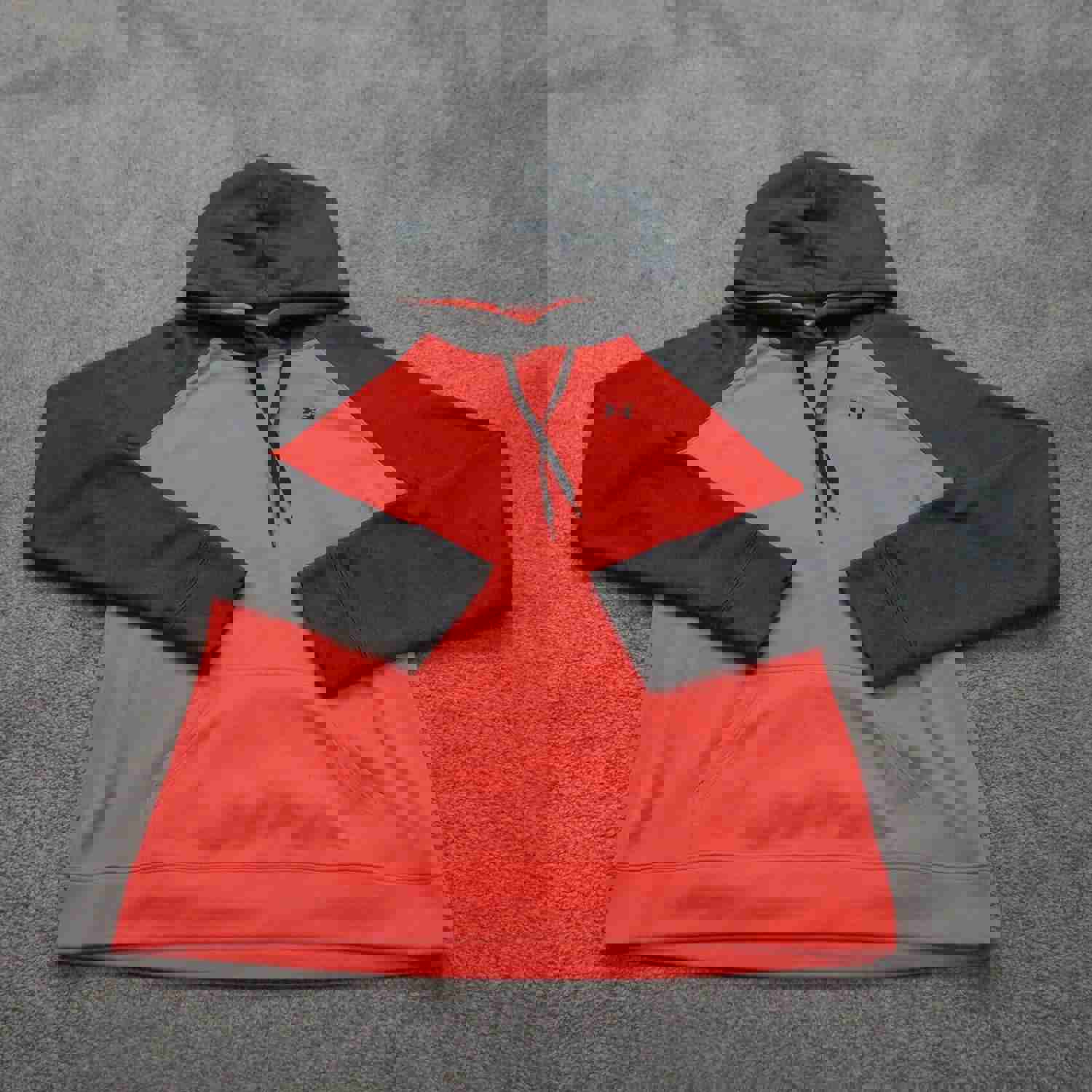 Under Armour Women's Pullover Hoodie Sweatshirt Long Sleeve Pink Gray Size Large