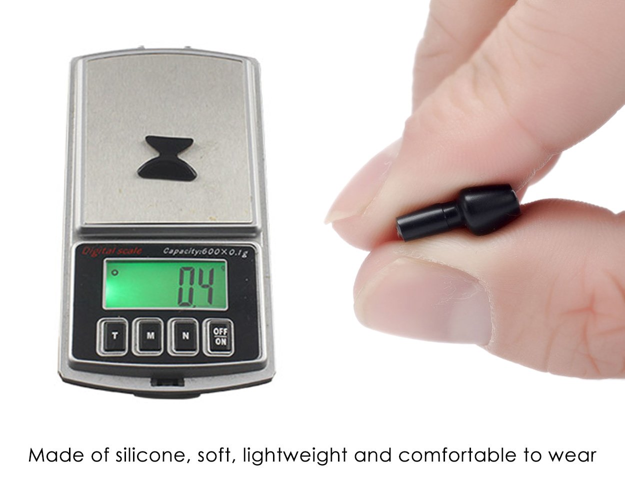 10 Pairs Anti-Slip Silicone Nose Pads for Eyeglasses (2.5mm)