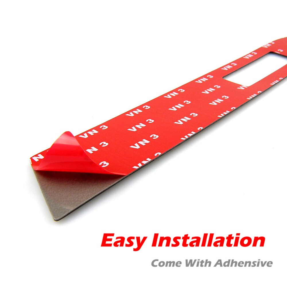 Kipalm Carbon Fiber Car Dashboard Decoration Strip Sticker for Ford Mustang 2015-2019