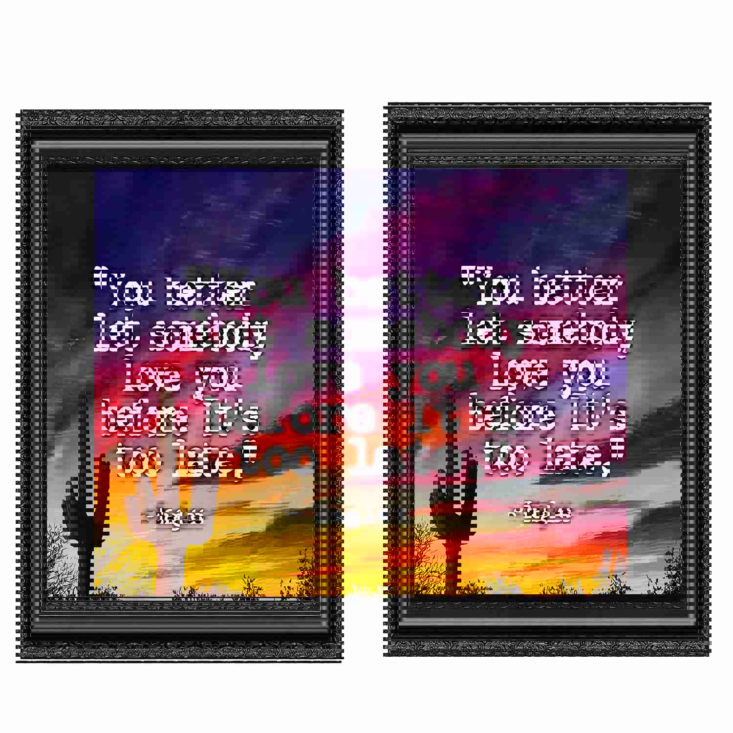 The Eagles 'You Better Let Somebody Love You' Song Lyrics Art Print - 10 x 8 Rock Music Wall Decor