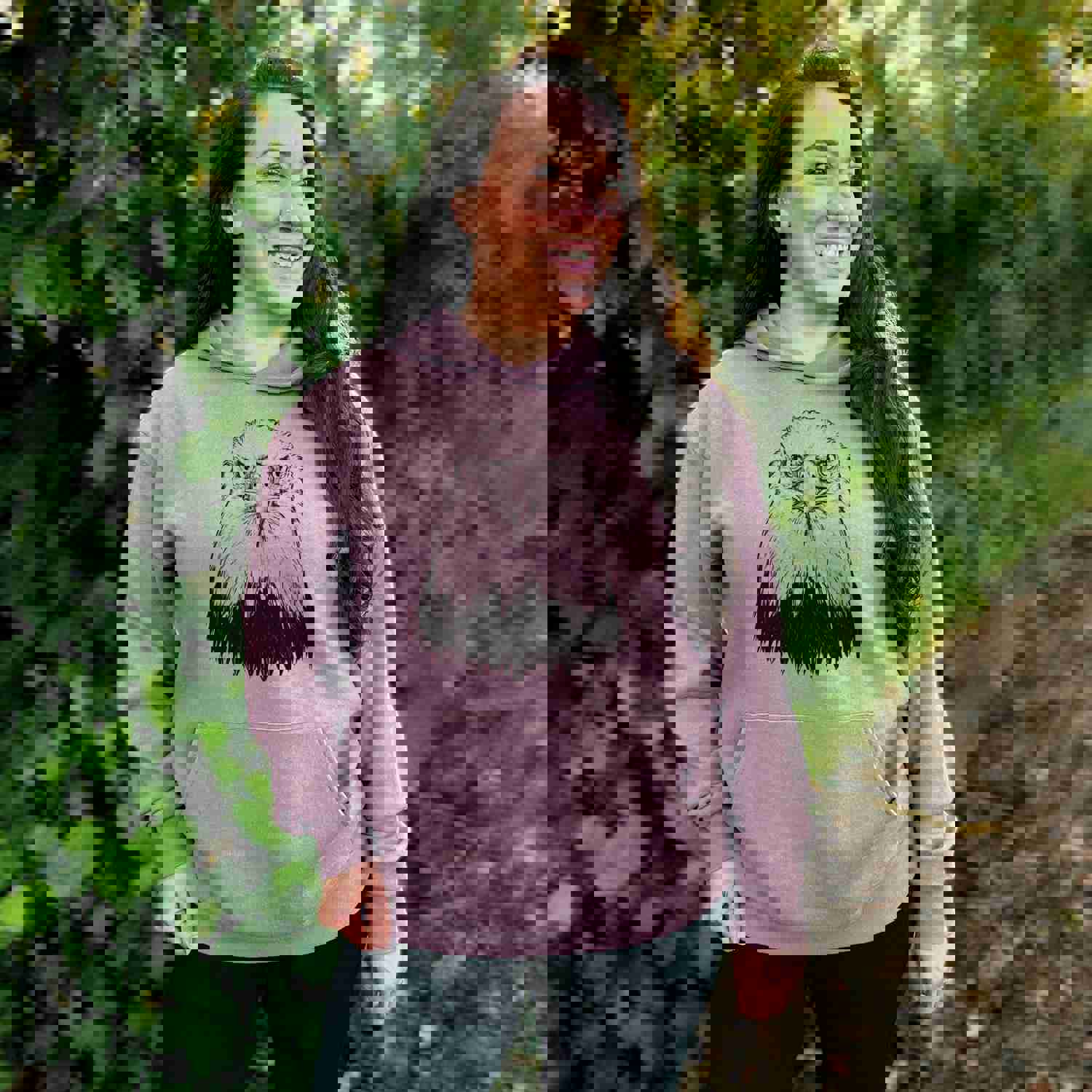 Haliaeetus Leucocephalus - American Bald Eagle - Bodega Midweight Hoodie