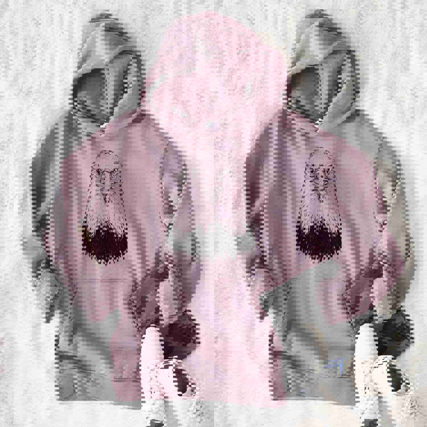 Haliaeetus Leucocephalus - American Bald Eagle - Bodega Midweight Hoodie