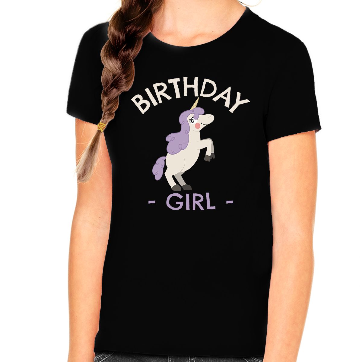 Unicorn Youth Toddler Birthday Shirt for Girls
