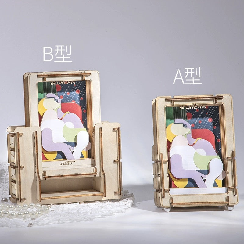 DIY Wooden Jigsaw Puzzle - Picasso Dream Art Frame for Home Decoration & Gift