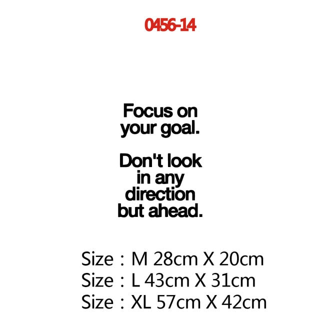 20 Style Dream Phrase Motivation Quotes Vinyl Wall Sticker for Home and Office Decoration