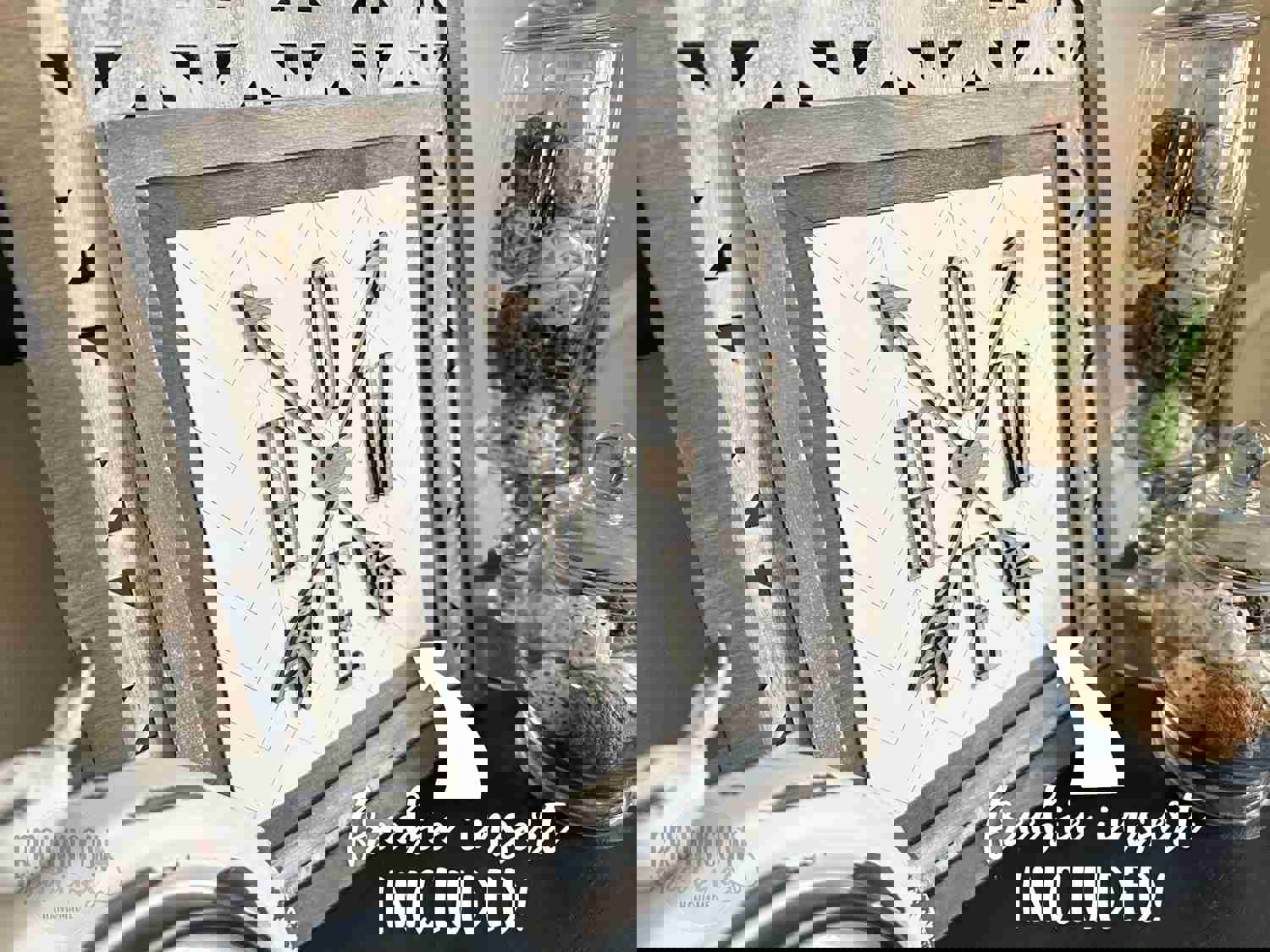 Lattice Farmhouse Interchangeable Sign DIY Craft Kit