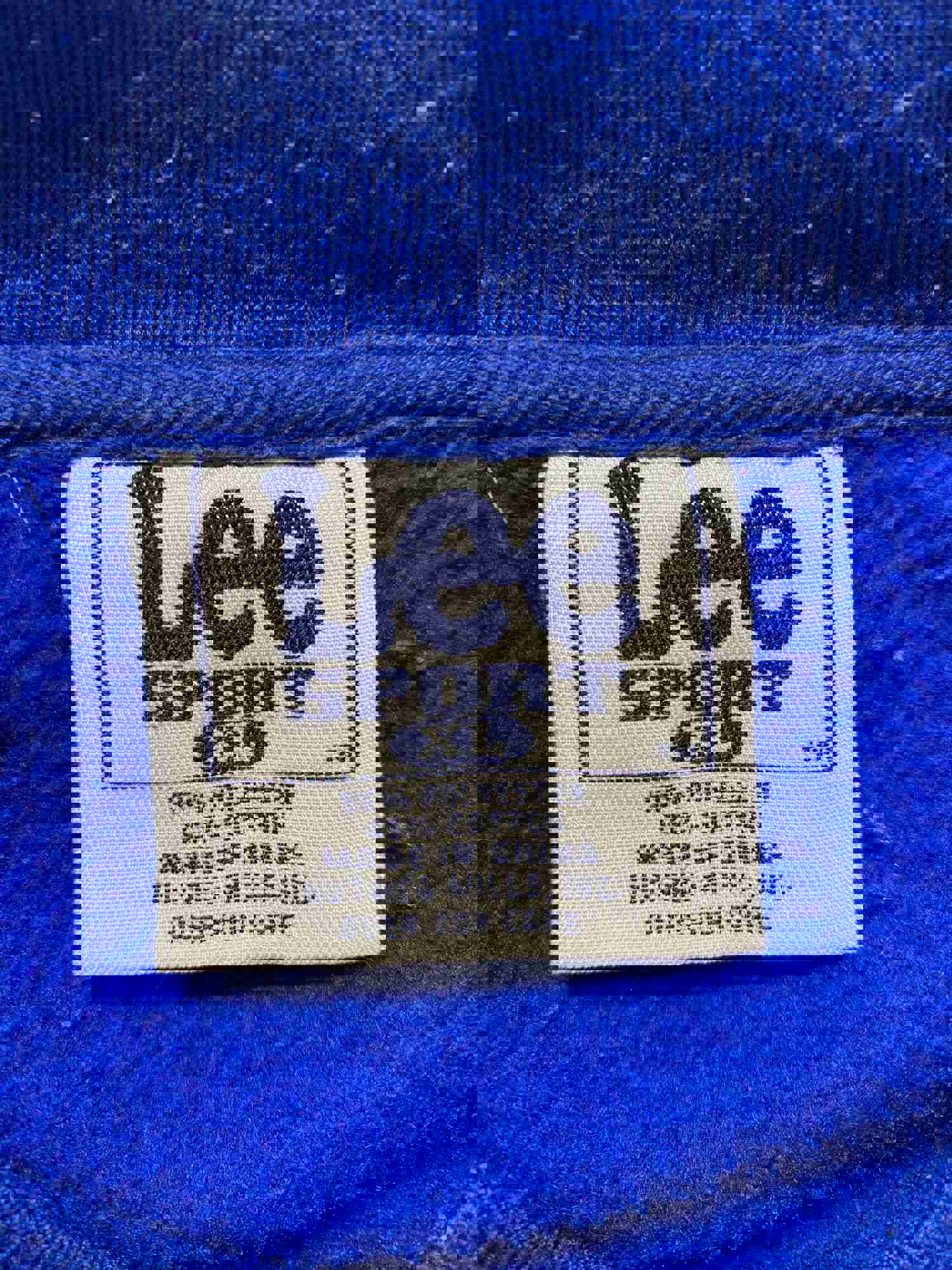 90's KENTUCKY WILDCATS XL College Sweatshirt - Vintage Blue Cotton Blend