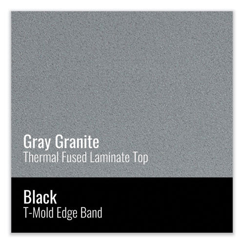 Correll Height-adjustable Activity Tables Rectangular 48wx24dx10h Gray Granite