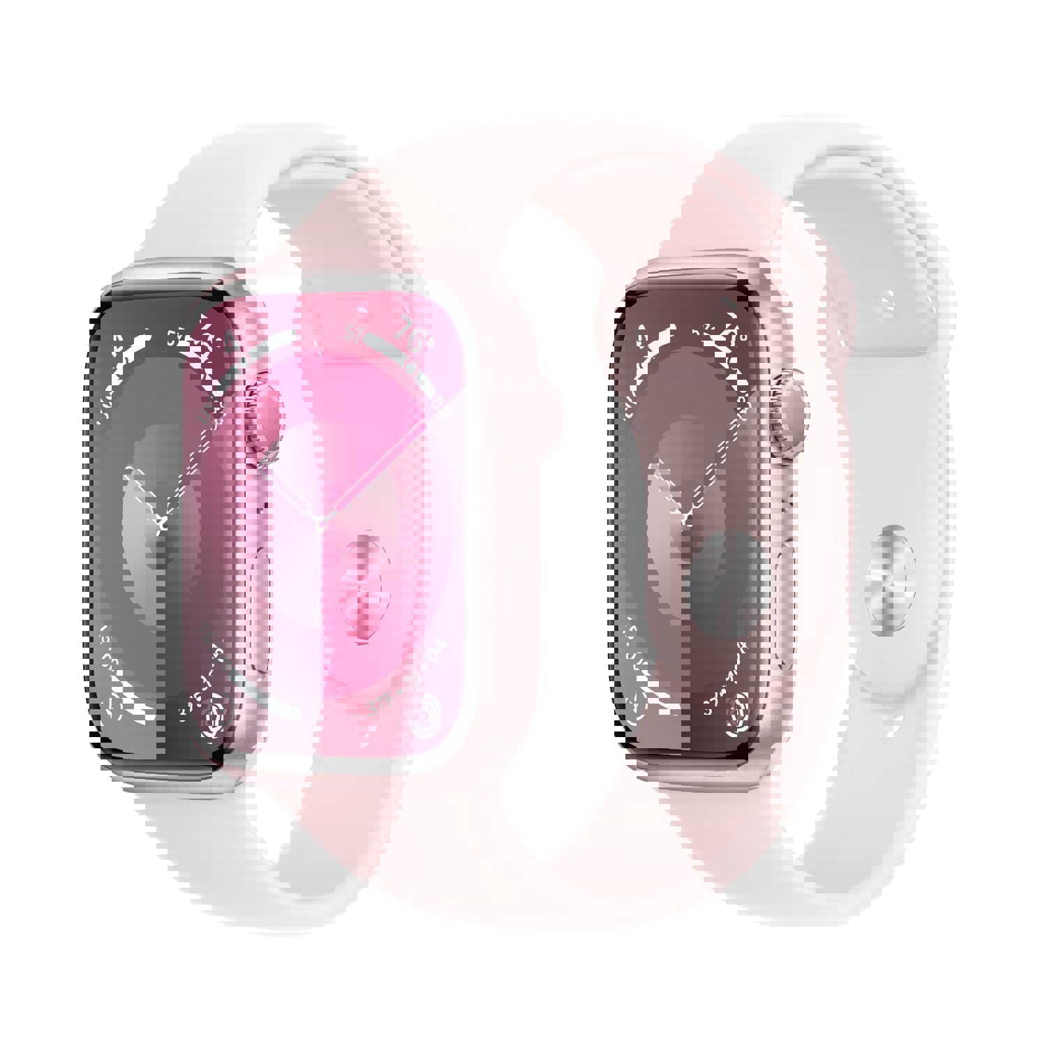 Apple Watch Series 9 GPS 45mm with Red Aluminum Case and Red Sport Band - M/L