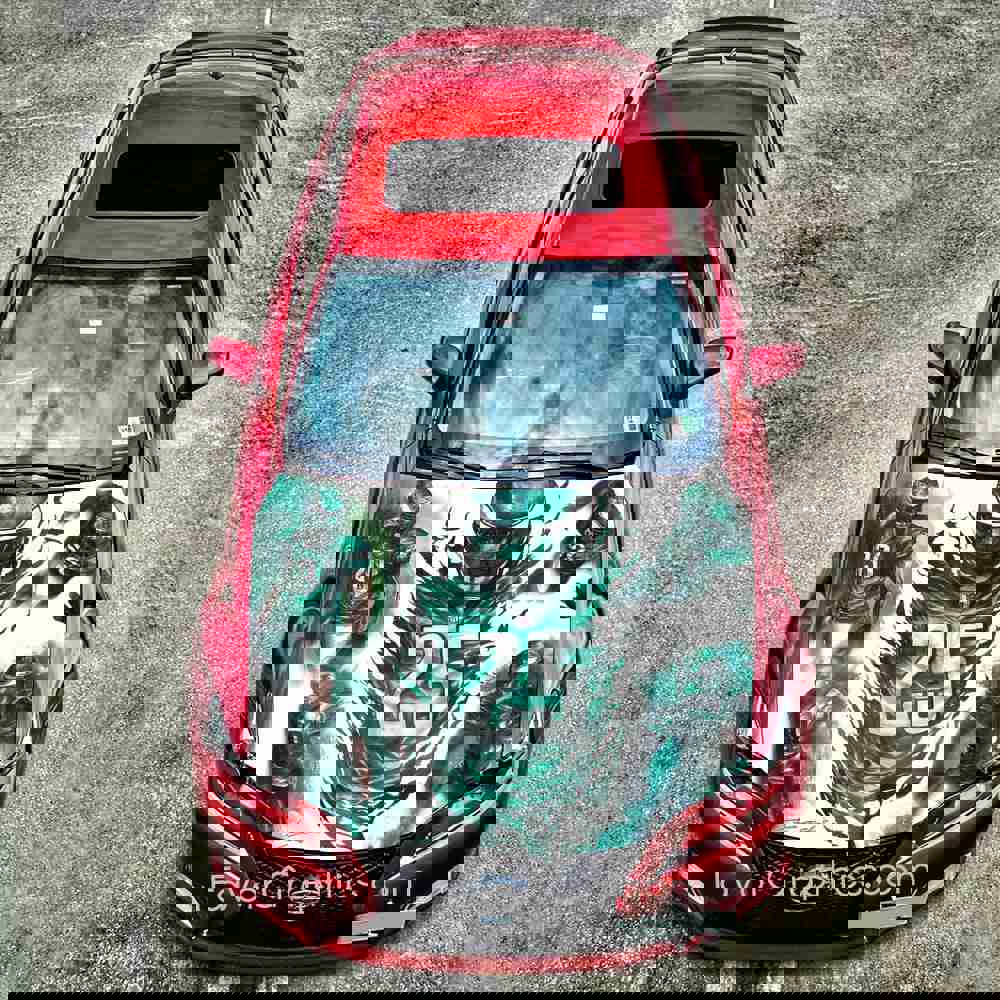 Philadelphia Eagles Itasha Car Vinyl Hood Wrap Decal Sticker