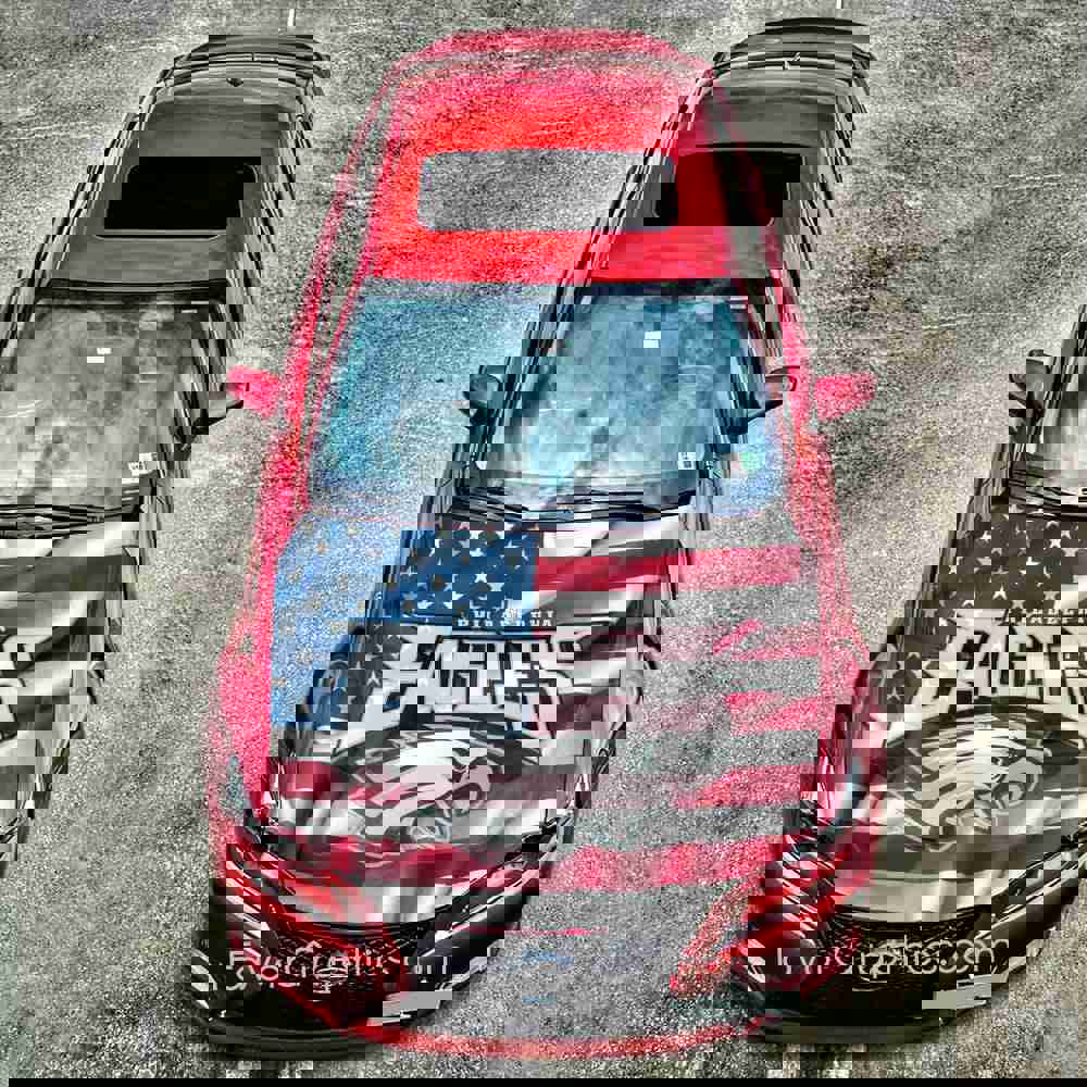 Philadelphia Eagles Itasha Car Vinyl Hood Wrap Decal Sticker