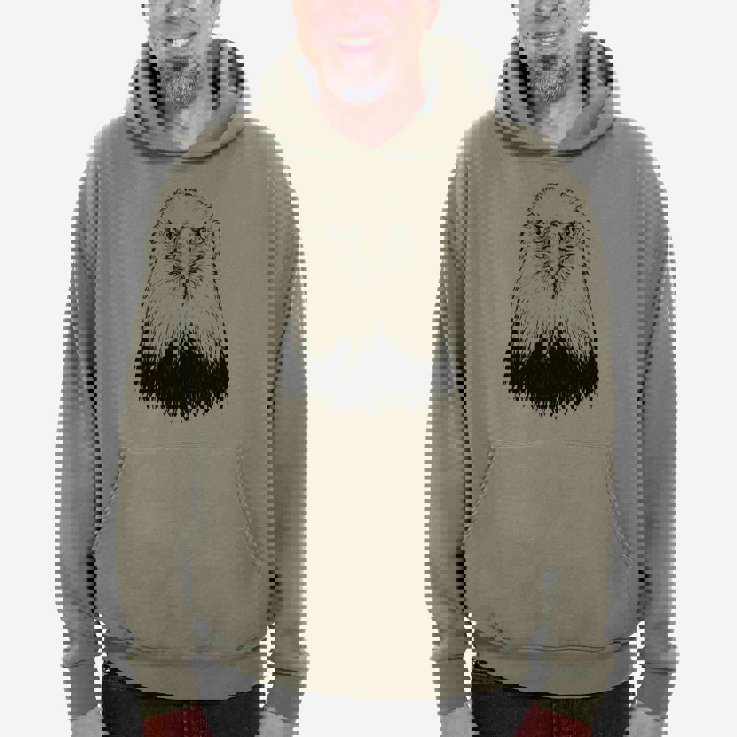 Haliaeetus Leucocephalus - American Bald Eagle - Bodega Midweight Hoodie