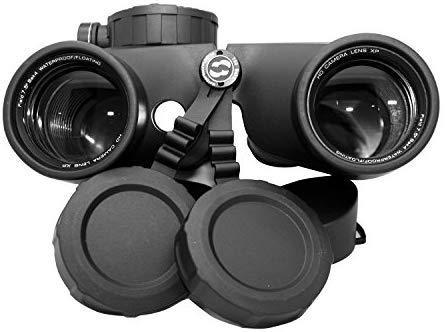 Hooway 7x50 Waterproof Fogproof Military Marine Binoculars with Internal Rangefinder & Compass