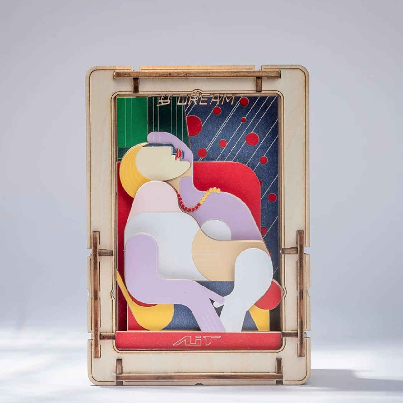 DIY Wooden Jigsaw Puzzle - Picasso Dream Art Frame for Home Decoration & Gift