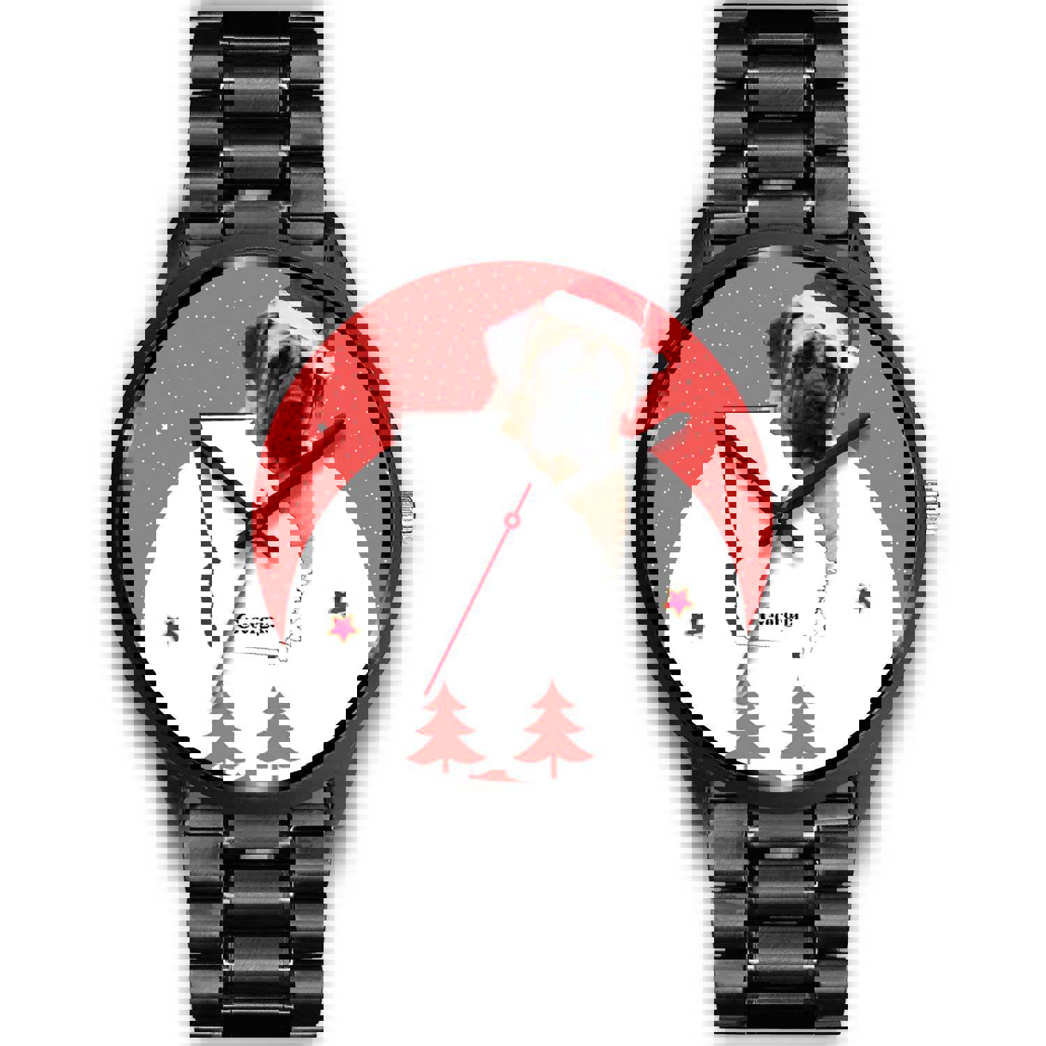 English Mastiff Dog Georgia Christmas Special Wrist Watch