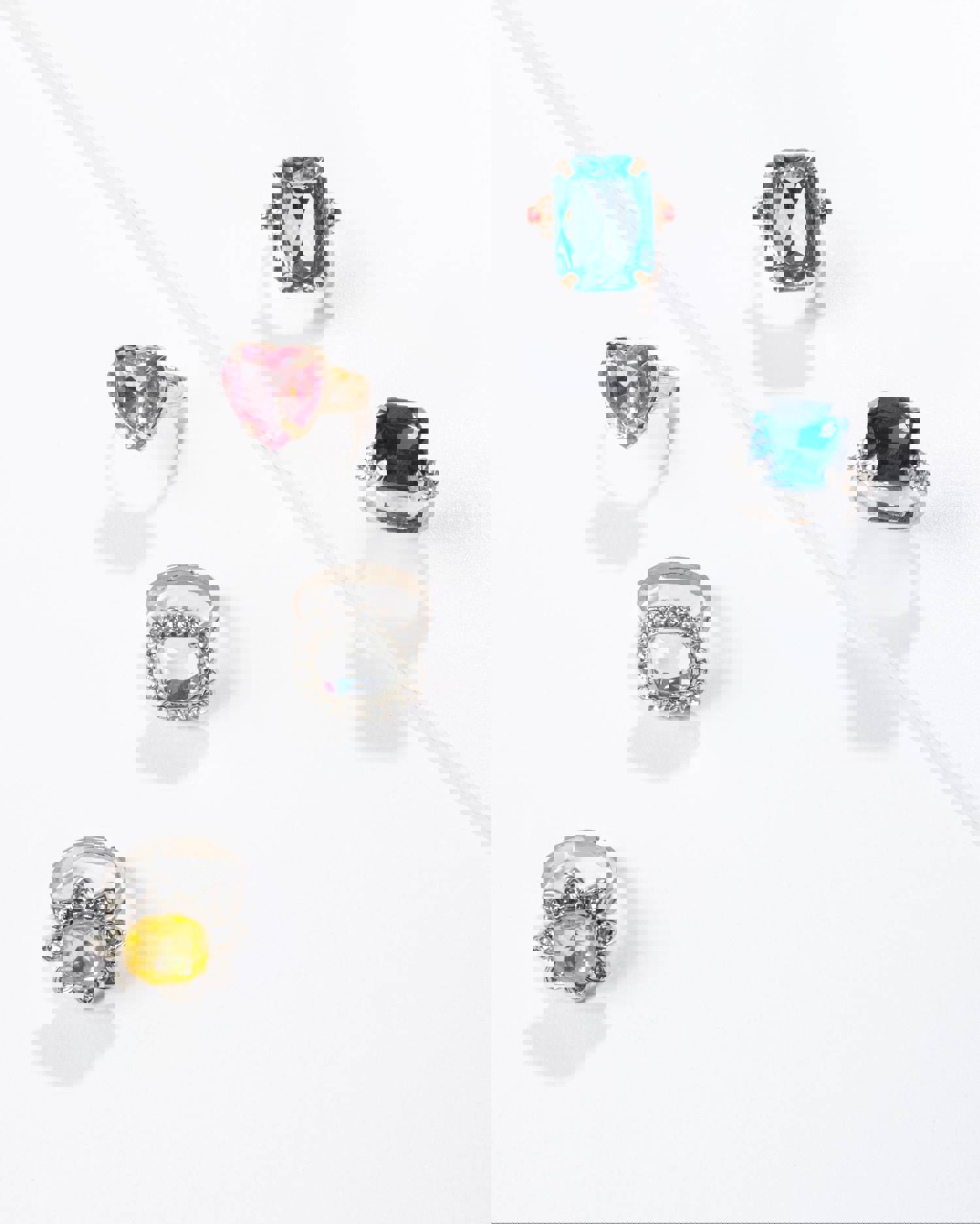 Super Ring Bling Gift Set - Colorful Gemstone & Mood Rings for Kids