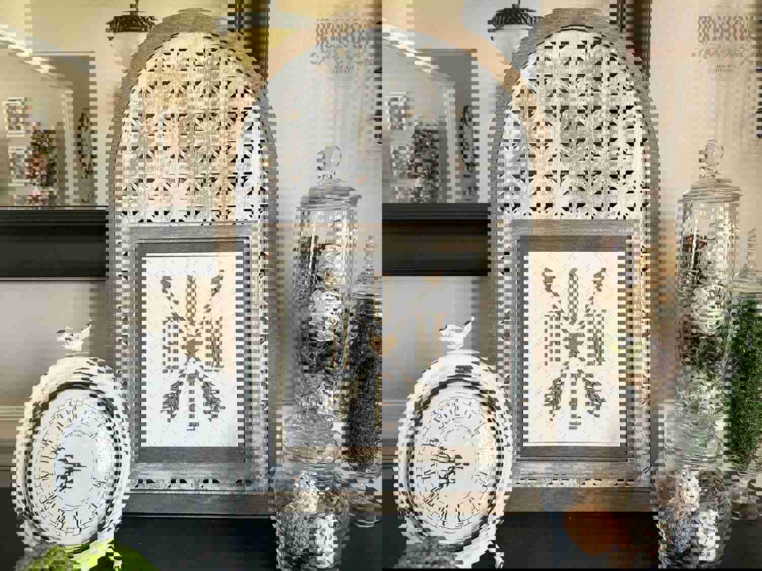 Lattice Farmhouse Interchangeable Sign DIY Craft Kit