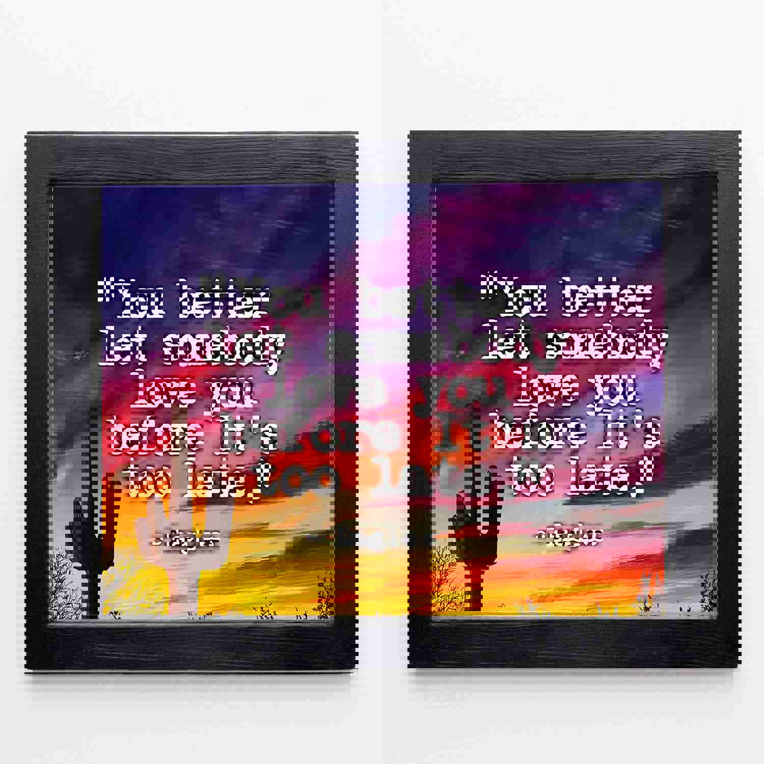 The Eagles 'You Better Let Somebody Love You' Song Lyrics Art Print - 10 x 8 Rock Music Wall Decor