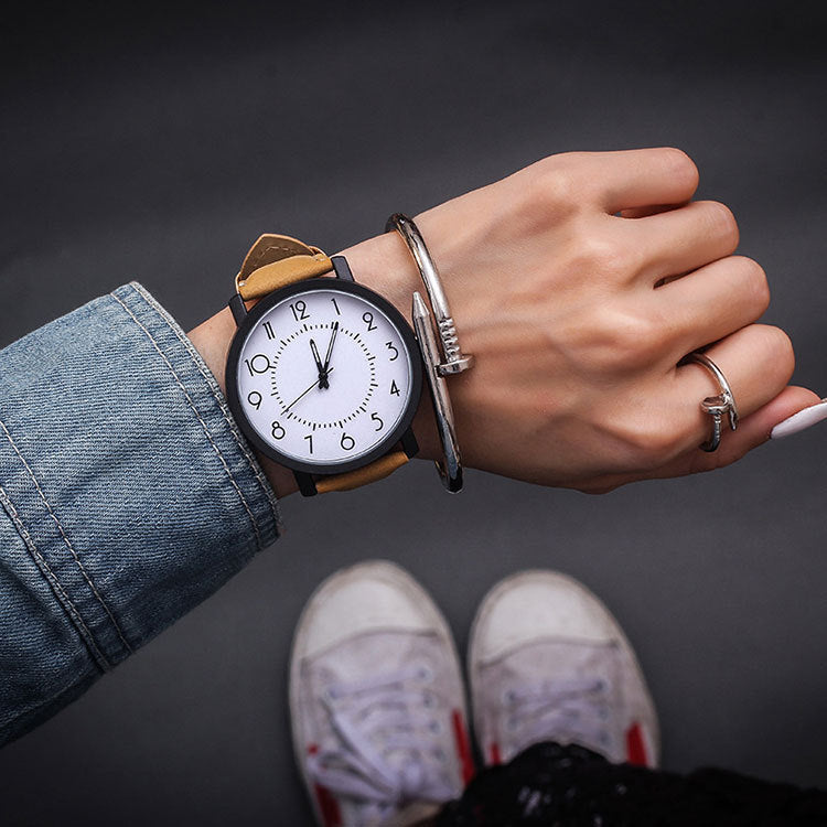 Fashion Trend Couple Watch - Business Casual Korean Style