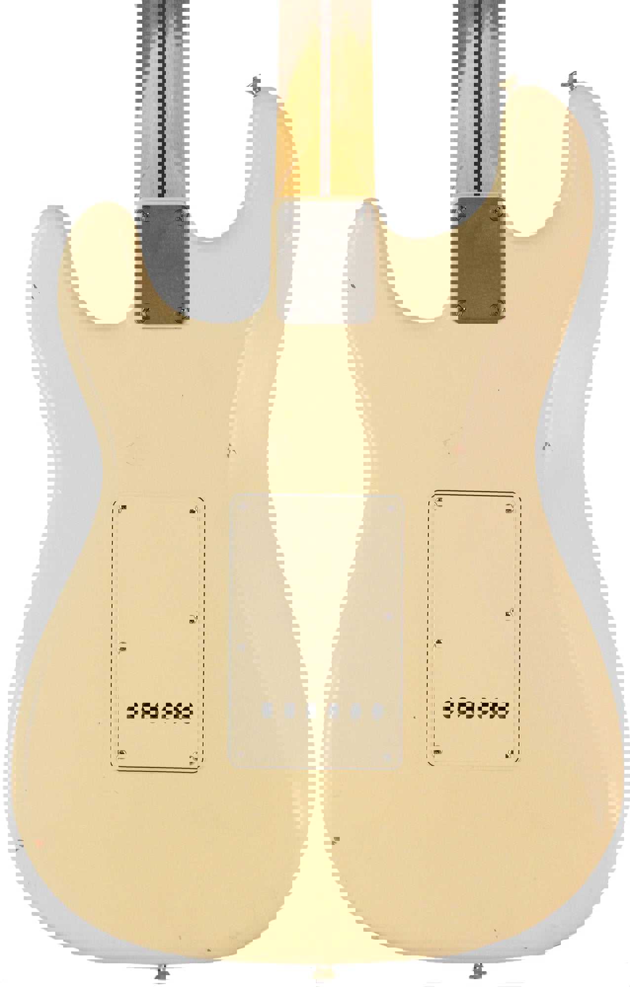 Nash S-67 Guitar, Olympic White, Light Aging - Vintage Strat Model with Modern Features