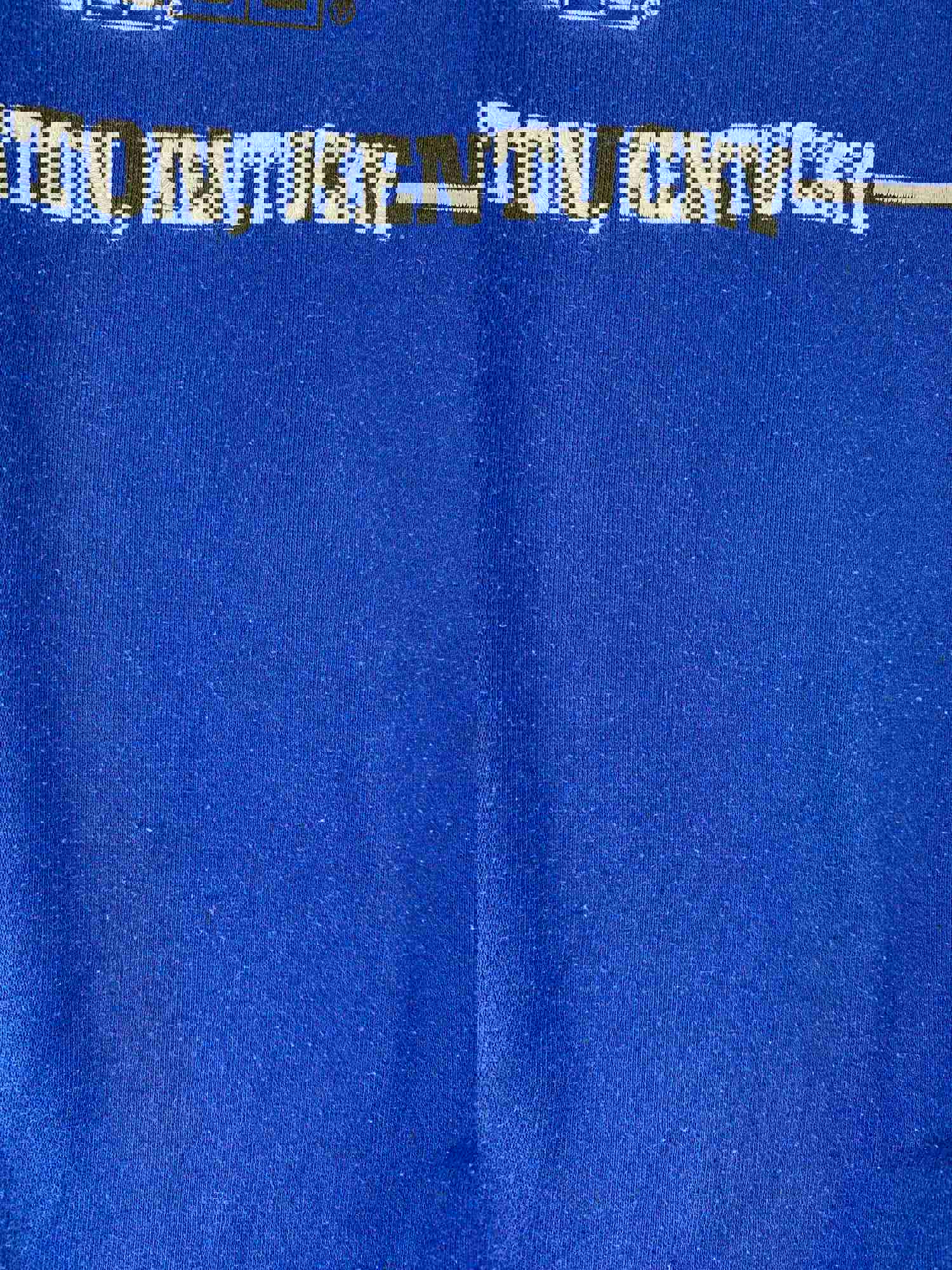 90's KENTUCKY WILDCATS XL College Sweatshirt - Vintage Blue Cotton Blend