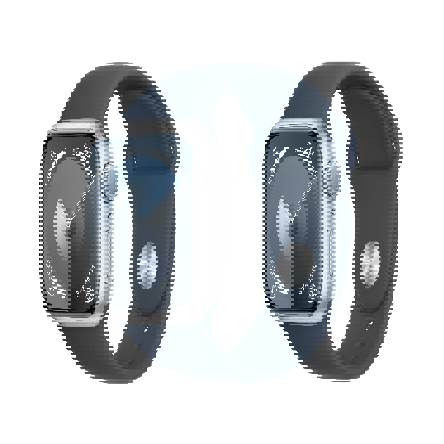 Apple Watch Series 9 GPS 45mm with Red Aluminum Case and Red Sport Band - M/L