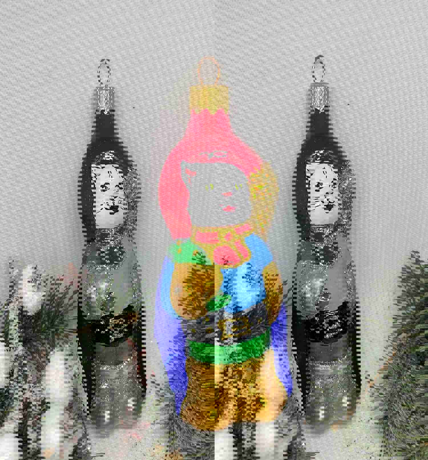 Puss in Boots Handmade Glass Christmas Ornament - Luxury Tree Decoration