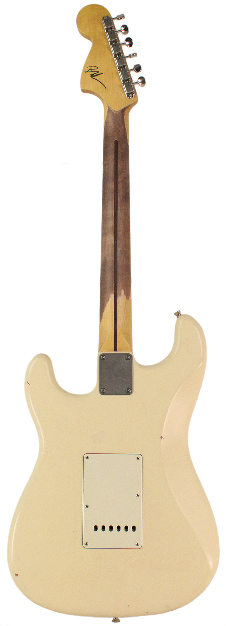 Nash S-67 Guitar, Olympic White, Light Aging - Vintage Strat Model with Modern Features