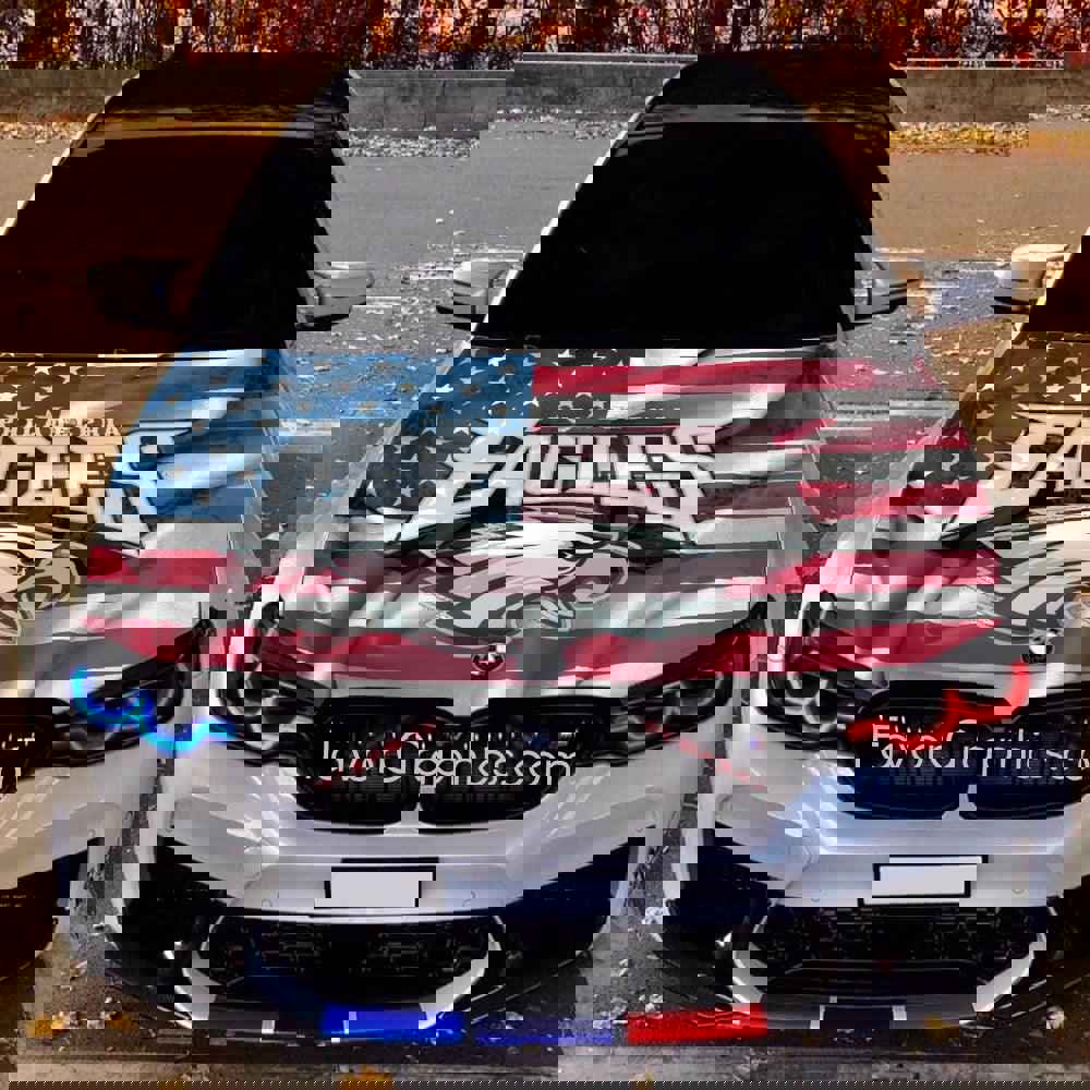 Philadelphia Eagles Itasha Car Vinyl Hood Wrap Decal Sticker