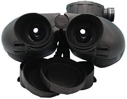 Hooway 7x50 Waterproof Fogproof Military Marine Binoculars with Internal Rangefinder & Compass