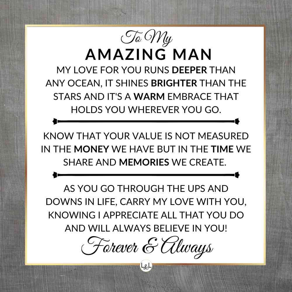 Keepsake Bracelet for Him - Braided Leather with Love Engraving