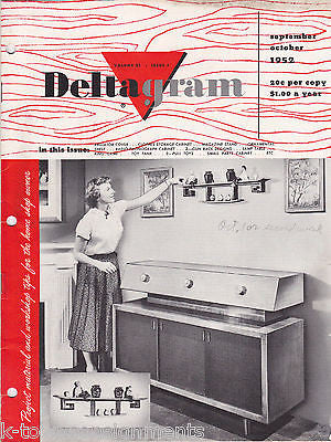 Delta Gram Funky Furniture Vintage Home Decor Magazine 1952