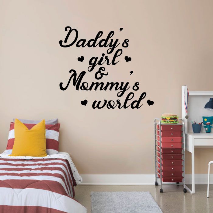Inspirational Quote Vinyl Wall Sticker Decal - Mommys World
