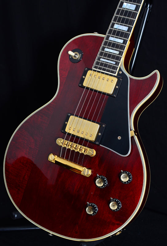 Vintage 1976 Gibson Les Paul Custom Wine Red Electric Guitar