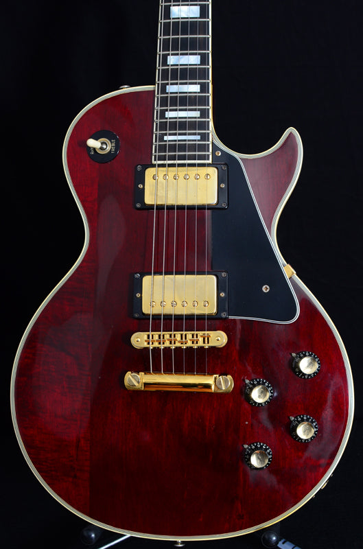 Vintage 1976 Gibson Les Paul Custom Wine Red Electric Guitar