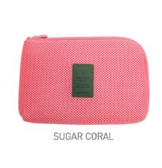 Lkblock Fashion Travel Zipper Cosmetic Bag for Women with USB Data Cable and Headset Storage