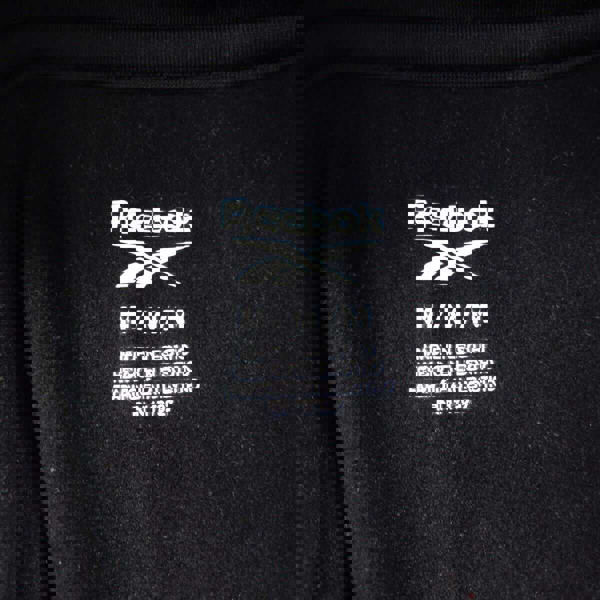 Reebok Women's Black Medium Activewear 1/4 Zip Long Sleeve Sports Top