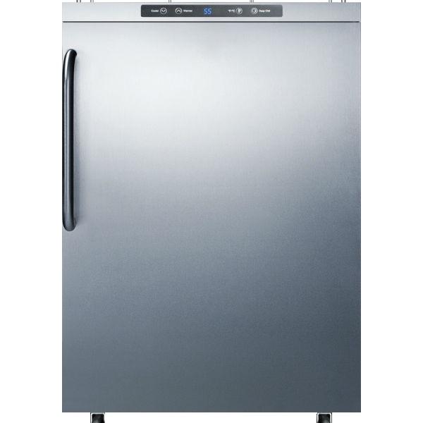 Summit SBC635MOSNK 24 Stainless Steel Freestanding Outdoor Kegerator with Digital Thermostat