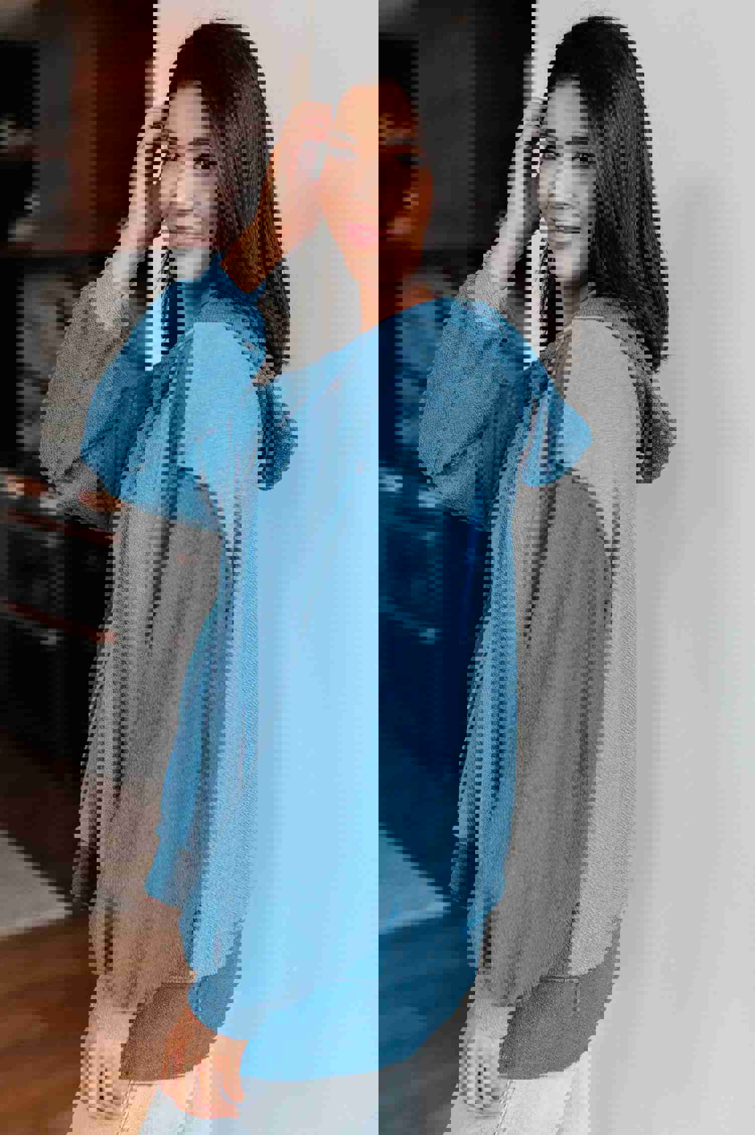 Needs Some Logic Color Block Hoodie - Stylish & Comfortable French Terry Hoodie