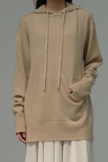 Ryan Roche Cashmere Loose Fit Hoodie