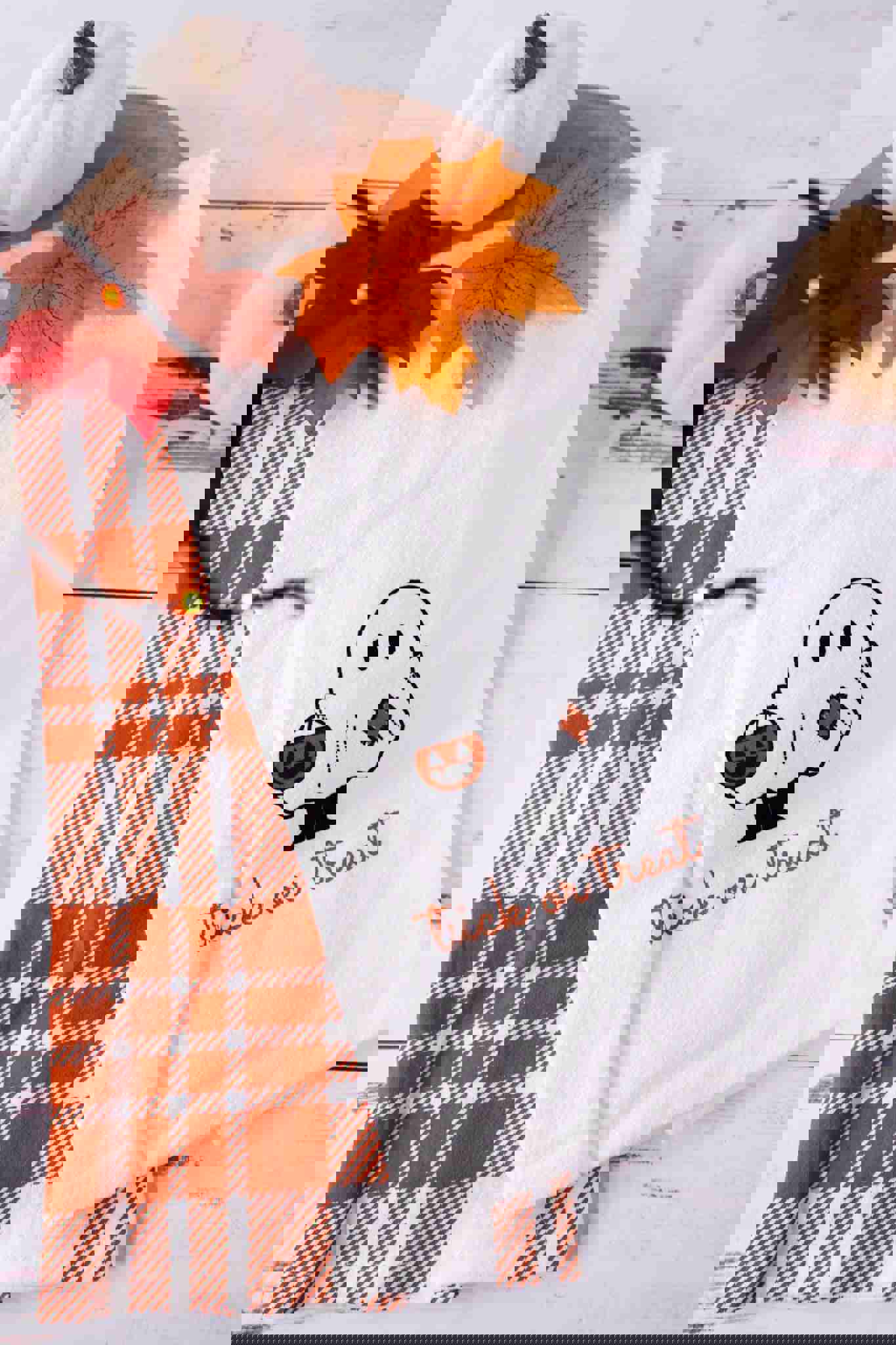 Set Of Two Halloween & Fall Kitchen Towels