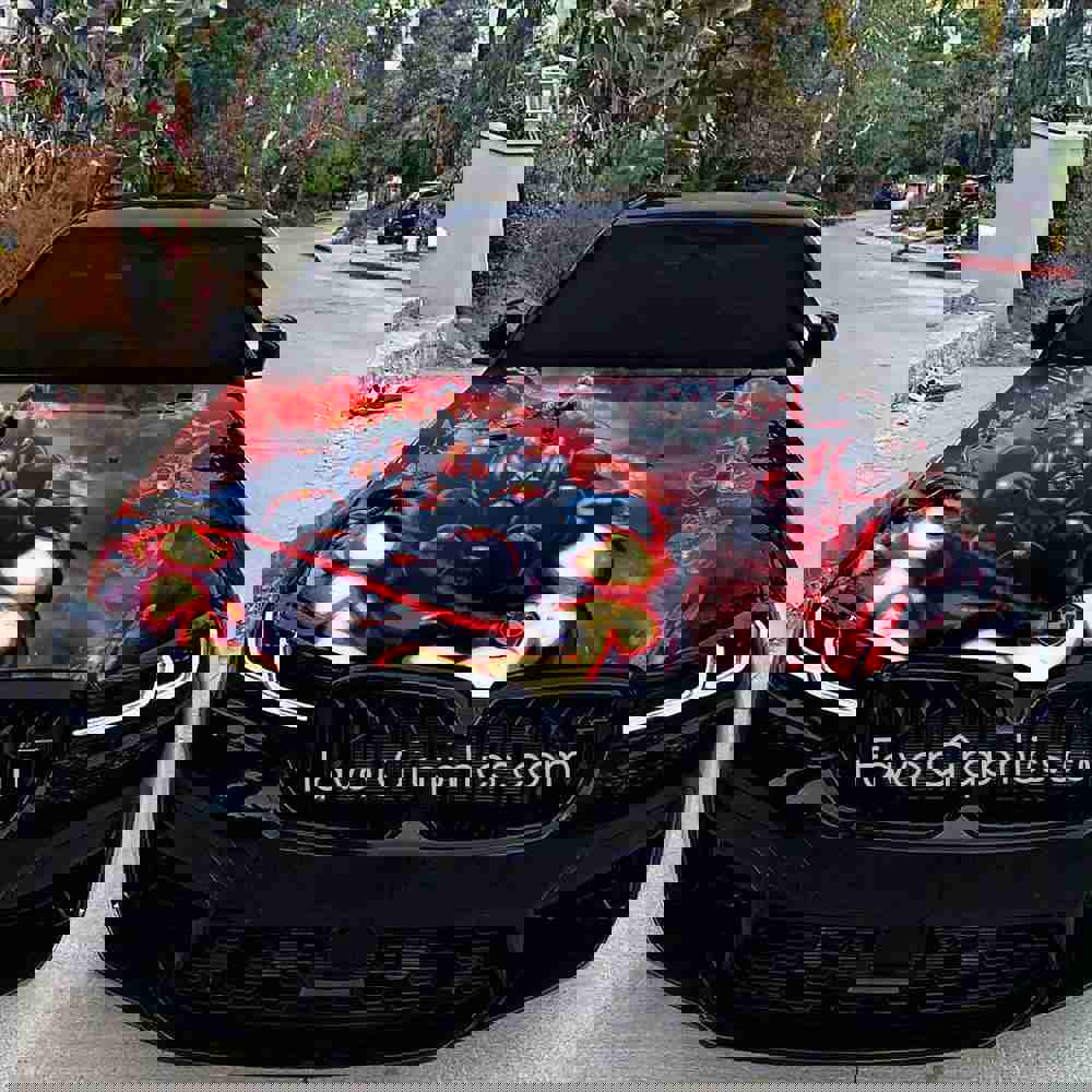 Akuma Street Fighter Itasha Car Vinyl Hood Wrap Decal Sticker