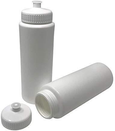 CSBD 32oz Sports Water Bottles, 4 Pack - Reusable, Leakproof, Customizable