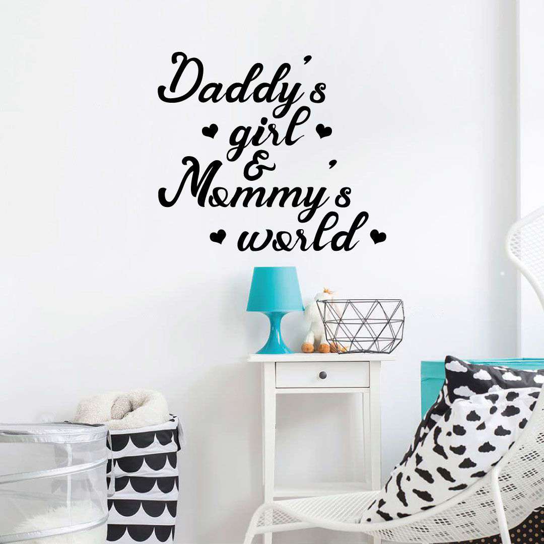 Inspirational Quote Vinyl Wall Sticker Decal - Mommys World