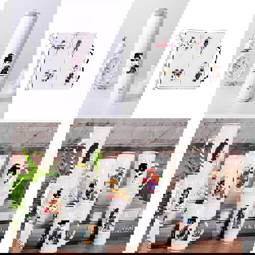 10/30/50PCS Anime Cowboy Bebop PVC Stickers - DIY Decals for Suitcase, Fridge, Guitar & Skateboard