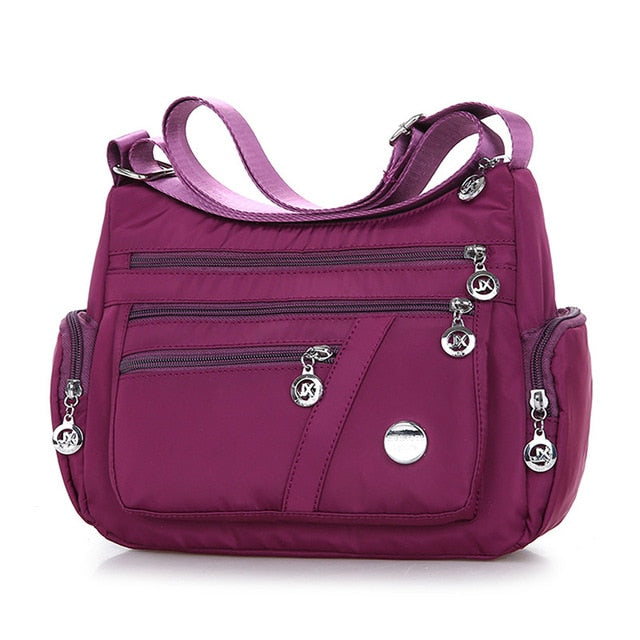 Fashion Women's Waterproof Nylon Shoulder Messenger Bag