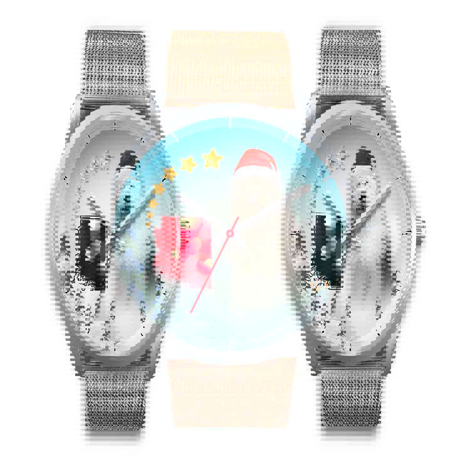 Old English Sheepdog Arizona Christmas Special Wrist Watch